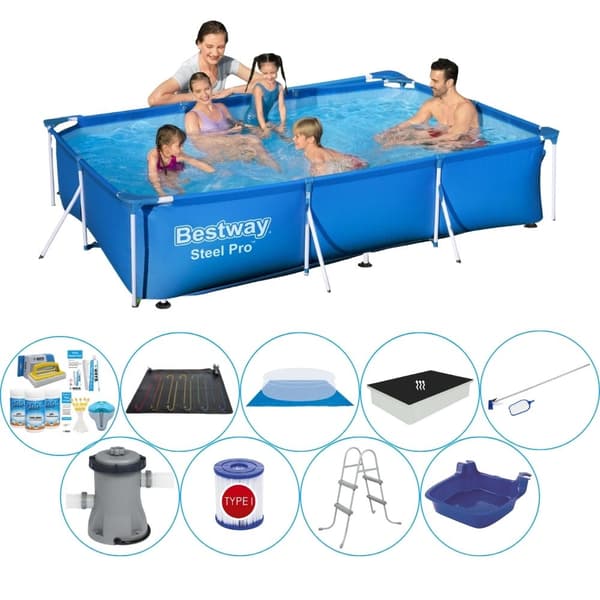 Bestway Steel Pro suorakulmainen 300x201x66 cm - Smart Pool -tarjous