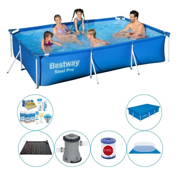 Pool tilbud - Bestway Steel Pro Rektangulær 300x201x66 cm