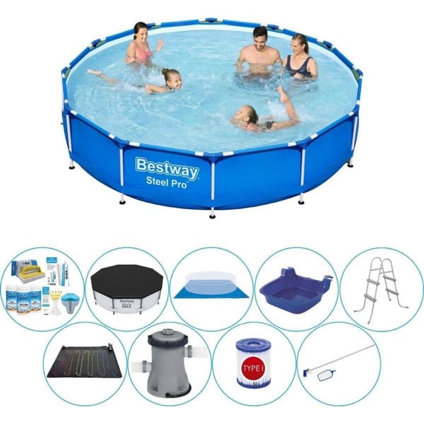 Bestway Steel Pro Round 366x76 cm - Smart Pool Deal