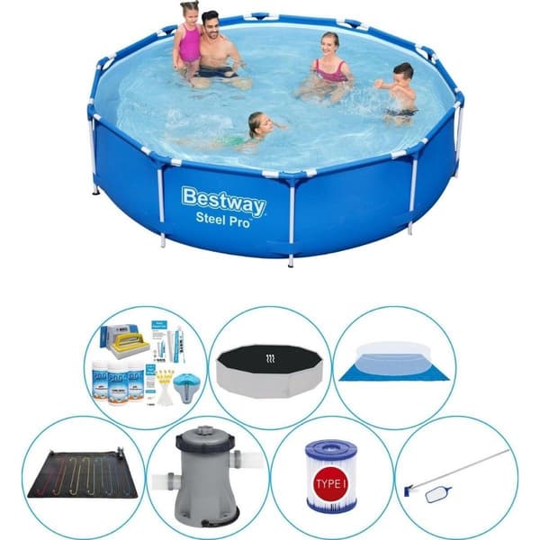 Bestway Steel Pro Round 366x76 cm - Poolpaket