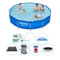 Miniatyrbillede 1 af 5: Pool bundt - Bestway Steel Pro rektangulært 366x76 cm