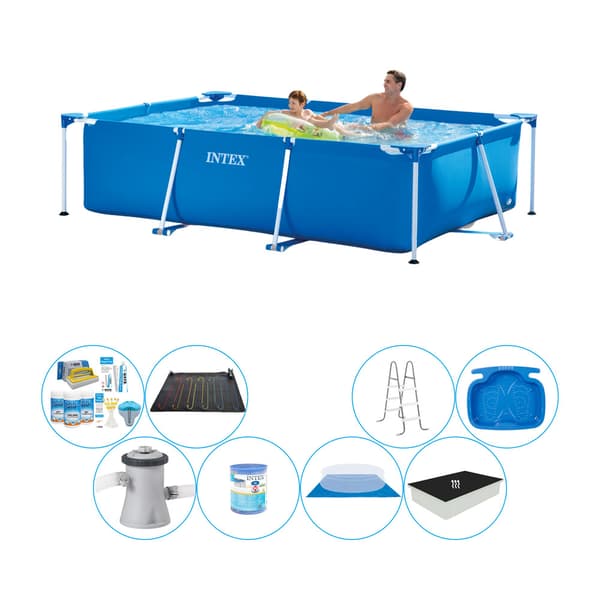 Intex Frame Pool suorakulmainen 260x160x65 cm - Deluxe-allaspaketti