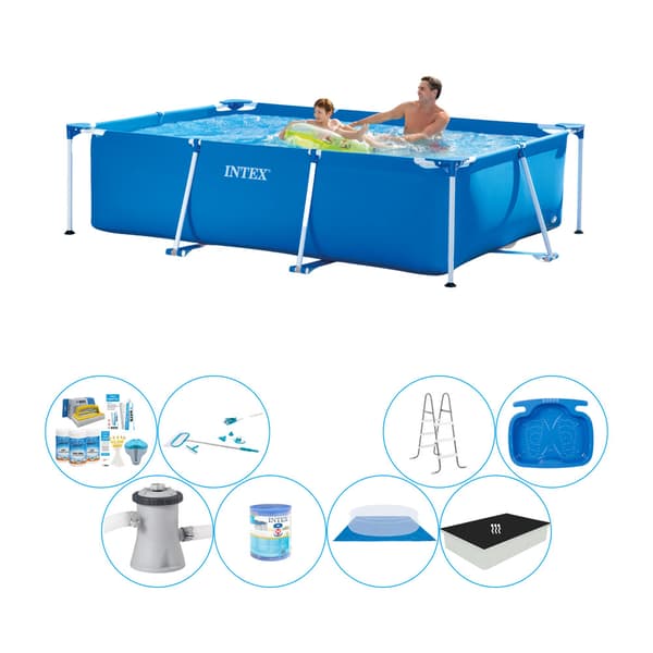 Intex Frame -allas, suorakaiteen muotoinen 260x160x65 cm - Deluxe-allastarjous