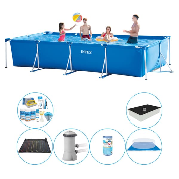 Intex Frame -allas, suorakaiteen muotoinen 450x220x84 cm - Smart Pool -tarjous