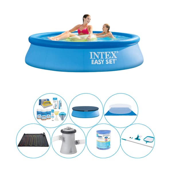 Poolpakke - Intex Easy Set Rund 244x61 cm