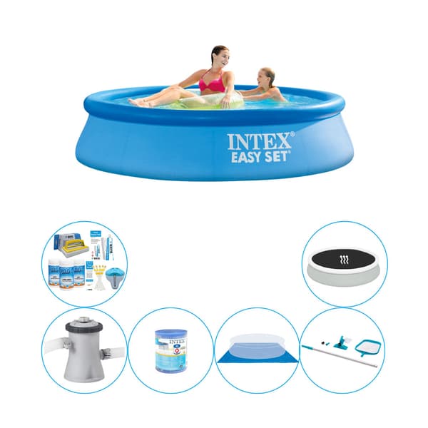 Uima-altaan yhdistelmätarjous - Intex Easy Set Pyöreä 244x61 cm