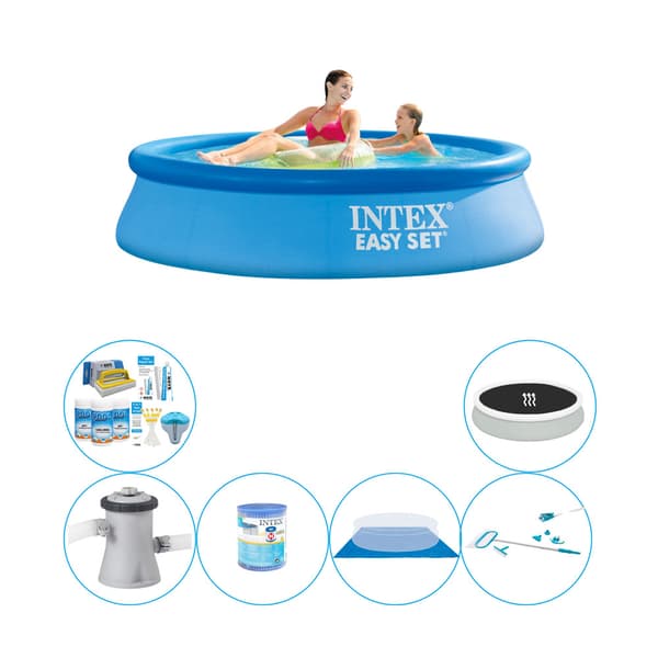Yhdistelmäallassetti - Intex Easy Set Pyöreä 244x61 cm