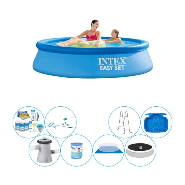 Deluxe Pool Deal - Intex Easy Set Pyöreä 244x61 cm