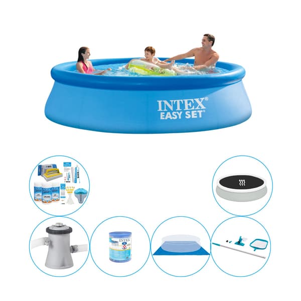 Pool kombi tilbud - Intex Nem Sæt Rundt 305x76 cm