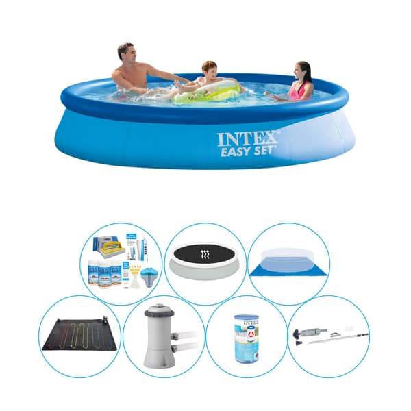 Pool Super Sæt - Intex Nem Sæt Rundt 366x76 cm