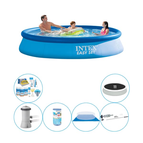 Allasyhdistelmäpaketti - Intex Easy Set Pyöreä 366x76 cm