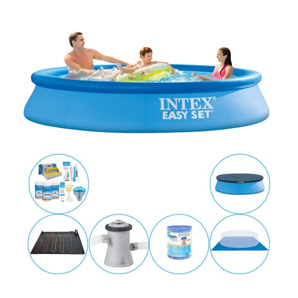Pool plus tilbehør - Intex Easy Set Rund 305x61 cm