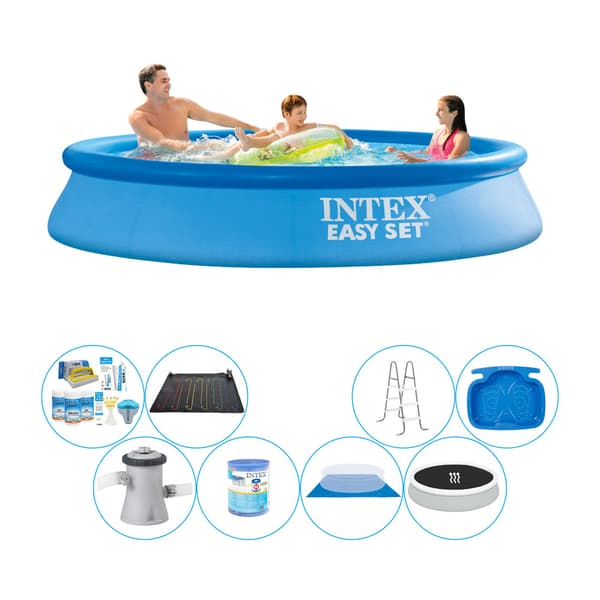 Deluxe Poolpakke - Intex Easy Set Rund 305x61 cm