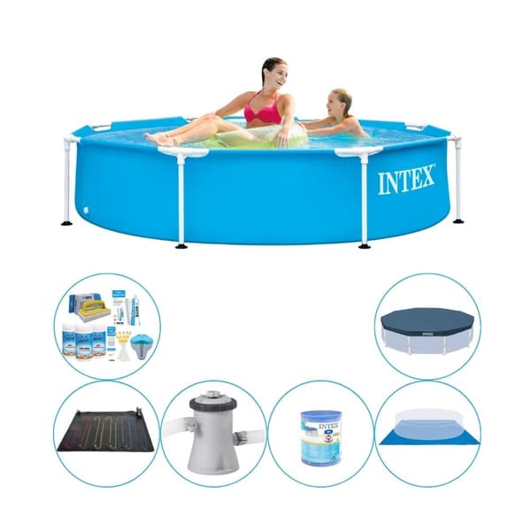 Intex Metalramme Rund 244x51 cm - Pool plus tilbehør