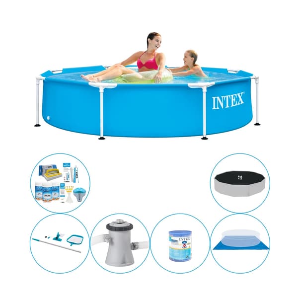 Intex Metalramme Rund 244x51 cm - Pool kombi tilbud