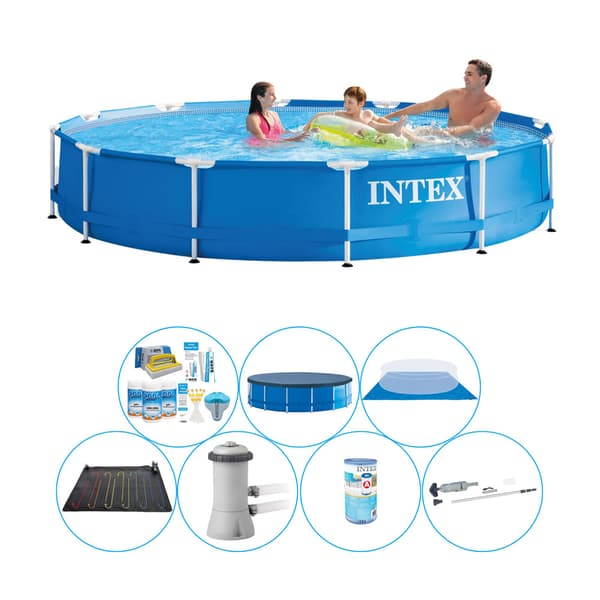 Intex Metalramme Rund 366x76 cm - Pool Deal