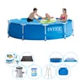 Miniatyrbild 1 av 5: Simbassäng Super Deal - Intex Metallram Rund 305x76 cm
