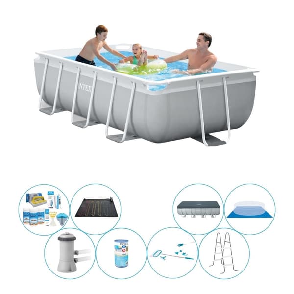 Intex Prisma Ram Rektangel 300x175x80 cm - Pool Set