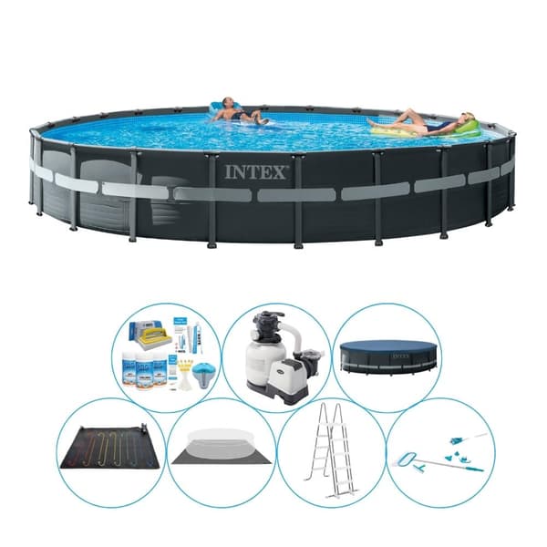 Poolsæt - Intex Ultra XTR Stel Rundt 732x132 cm
