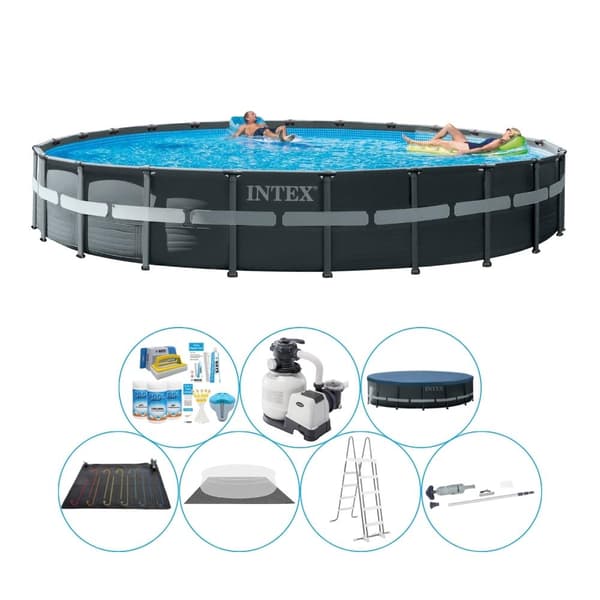 Pool tilbud - Intex Ultra XTR Ramme Rund 732x132 cm