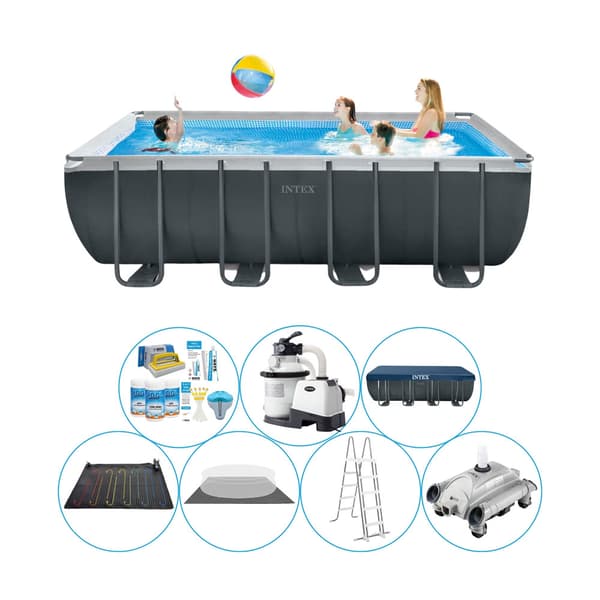 Svømmebassin plus tilbehør - Intex Ultra XTR-ramme rektangulært 549x274x132 cm