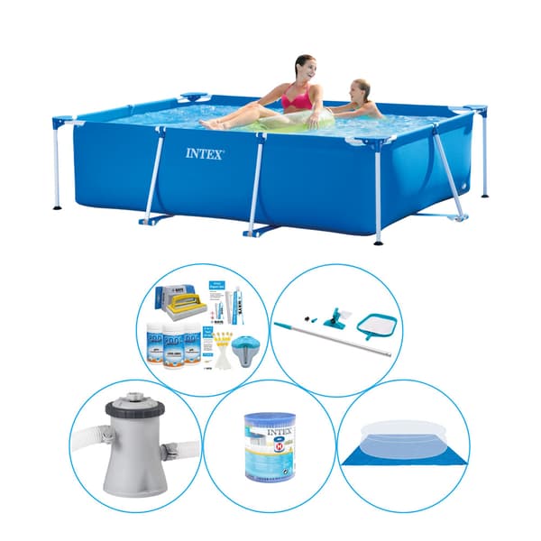 Intex Frame Pool suorakaiteen muotoinen 220x150x60 cm - 6 kpl - Uima-allasyhdistelmätarjous