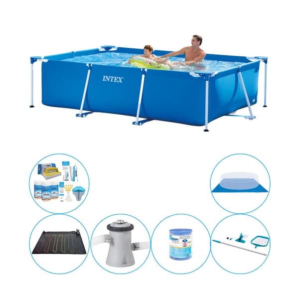 Intex Frame Pool suorakaiteen muotoinen 260x160x65 cm - 7 kpl - Allaspakkaus