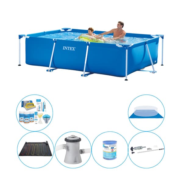 Intex Frame Pool suorakaiteen muotoinen 260x160x65 cm - 7 kpl - Allastarjous