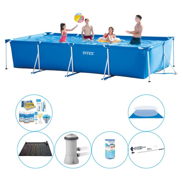 Intex Frame Pool suorakaiteen muotoinen 450x220x84 cm - 7 kpl - Allastarjous