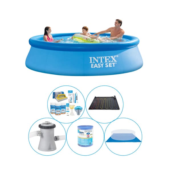 Simbassäng Combi Deal - 6-delad - Intex Easy Set Rund 305x76 cm