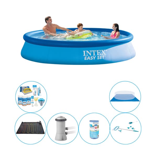 Poolsæt - 7 stk - Intex Easy Set Rundt 366x76 cm