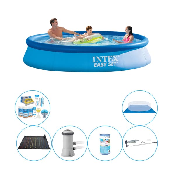 Pool tilbud - 7 stk - Intex Easy Set Rundt 366x76 cm