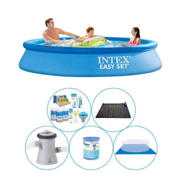 Intex Easy Set Runt 305x61 cm - 6-delat - Simbassäng Plus Tillbehör