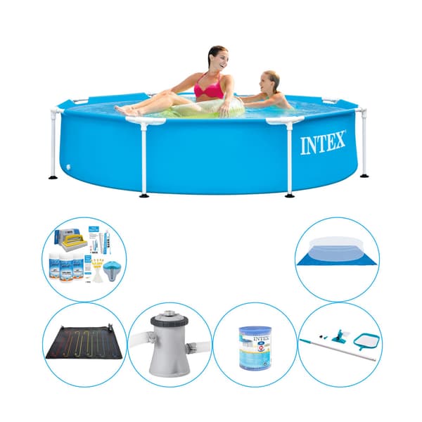 Intex metallirunko pyöreä 244x51 cm - 7 kpl - Pool Pack