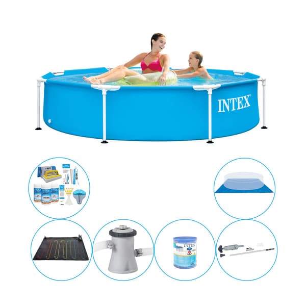 Intex metallirunko pyöreä 244x51 cm - 7 kpl - Pool Deal