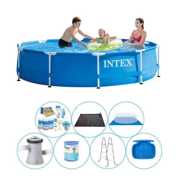 Super Deal Pool - 8 stk - Intex Metalramme Rund 305x76 cm