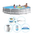 Miniatyrbillede 1 af 4: Pool med tilbehør - 6 stk - Intex Easy Set Rund 366x76 cm