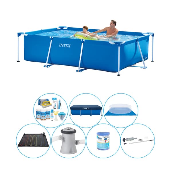 Intex Frame Pool Svømmebassin - 260 x 160 x 65 cm - Samlet Pakke
