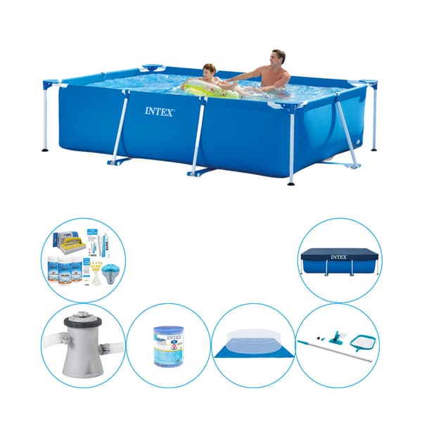 Intex Frame Pool Uima-allas - 260 x 160 x 65 cm - Tarvikkeineen
