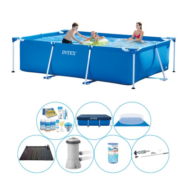 Intex Frame Pool -uima-allas - 300 x 200 x 75 cm - Kokonaispaketti