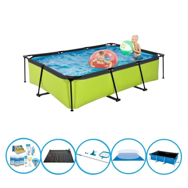 EXIT Uima-allas Lime - Runko-allas 300x200x65 cm - Uima-allaspaketti