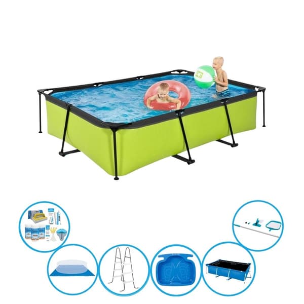 EXIT Uima-allas Lime - Runko-allas 300x200x65 cm - Super Set