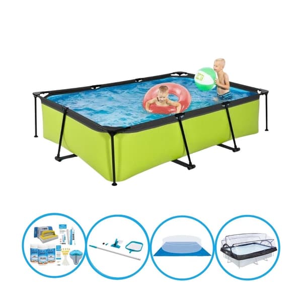 EXIT Swimming pool Lime - 300x200x65 cm - Frame Pool - Swimming pool pakke