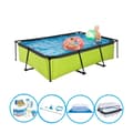 Miniatyrbillede 1 af 5: EXIT Swimming pool Lime - 300x200x65 cm - Frame Pool - Swimming pool pakke