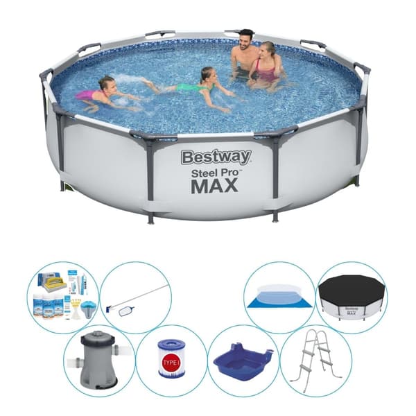 Bestway Steel Pro MAX Rund 305x76 cm - Super Deal Pool