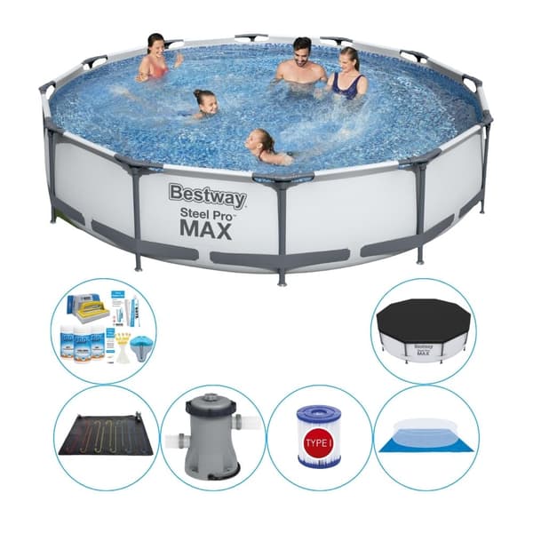 Allastilkku - Bestway Steel Pro MAX Rund 366x76 cm