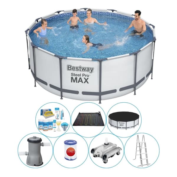 Super Deal Pool - Bestway Steel Pro MAX Rund 366x122 cm