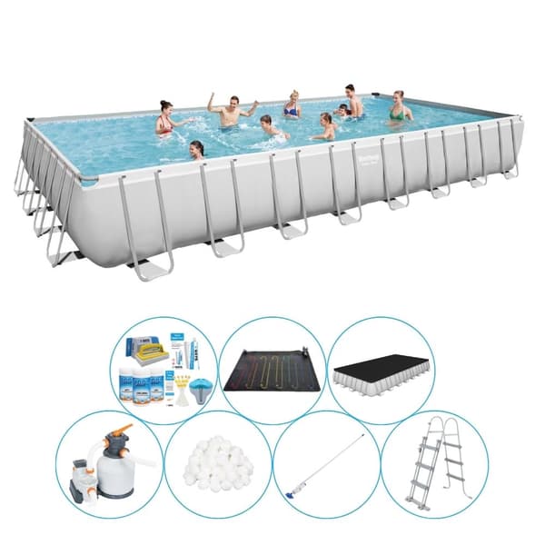 Poolsæt - Bestway Power Steel 956x488x132 cm