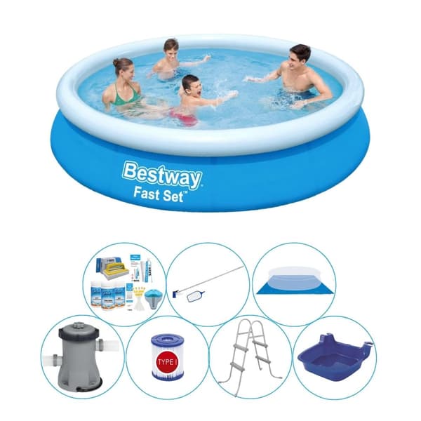 Pool Super Deal - Bestway Fast Sæt 366x76 cm