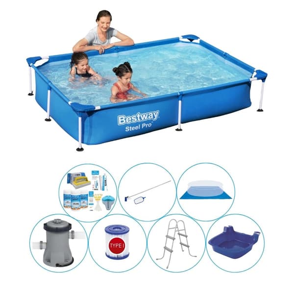 Bestway Steel Pro 221x150x43 cm - Super Deal Pool
